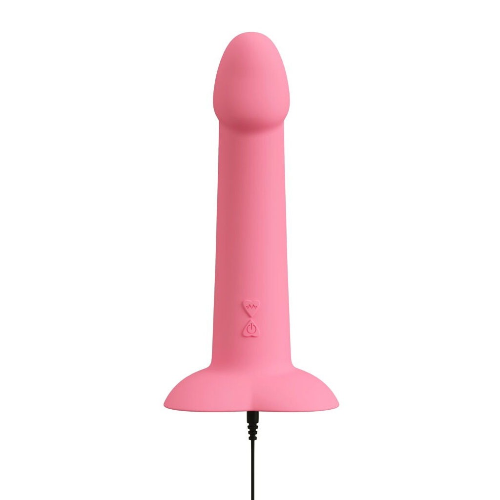 You2Toys - Heart Guy Vibrerende Dildo Roze opladen