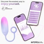 IntoYou - Vibratie Ei met App - Roze/Blauw