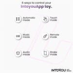 IntoYou - Vibratie Ei met App - Roze/Blauw