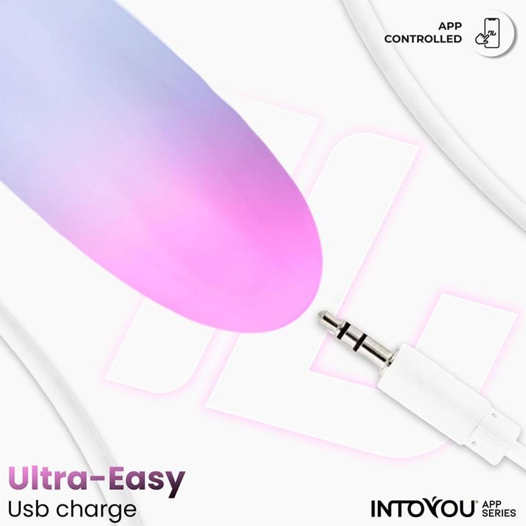 IntoYou - Vibratie Ei met App - Roze/Blauw