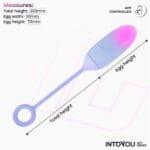 IntoYou - Vibratie Ei met App - Roze/Blauw