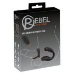 Rebel Men's Gear - Dubbele Cockring met Prostaat Vibrator verpakking