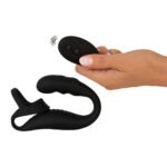 Rebel Men's Gear - Dubbele Cockring met Prostaat Vibrator afstandsbediening