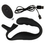 Rebel Men's Gear - Dubbele Cockring met Prostaat Vibrator inhoud