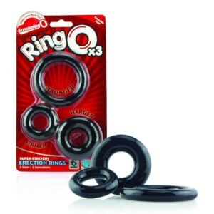 Screaming O - RingO Zwart - 3 Stuks