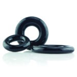 Screaming O - RingO Zwart - 3 Stuks maten