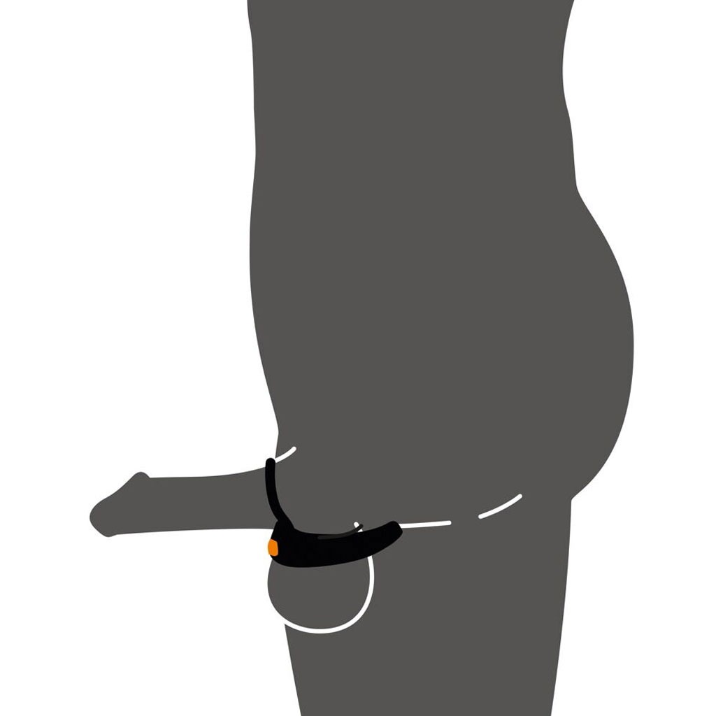Rebel Men's Gear - Scrotum Stimulator met Afstandsbediening gebruik