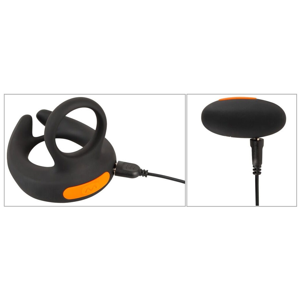 Rebel Men's Gear - Scrotum Stimulator met Afstandsbediening opladen