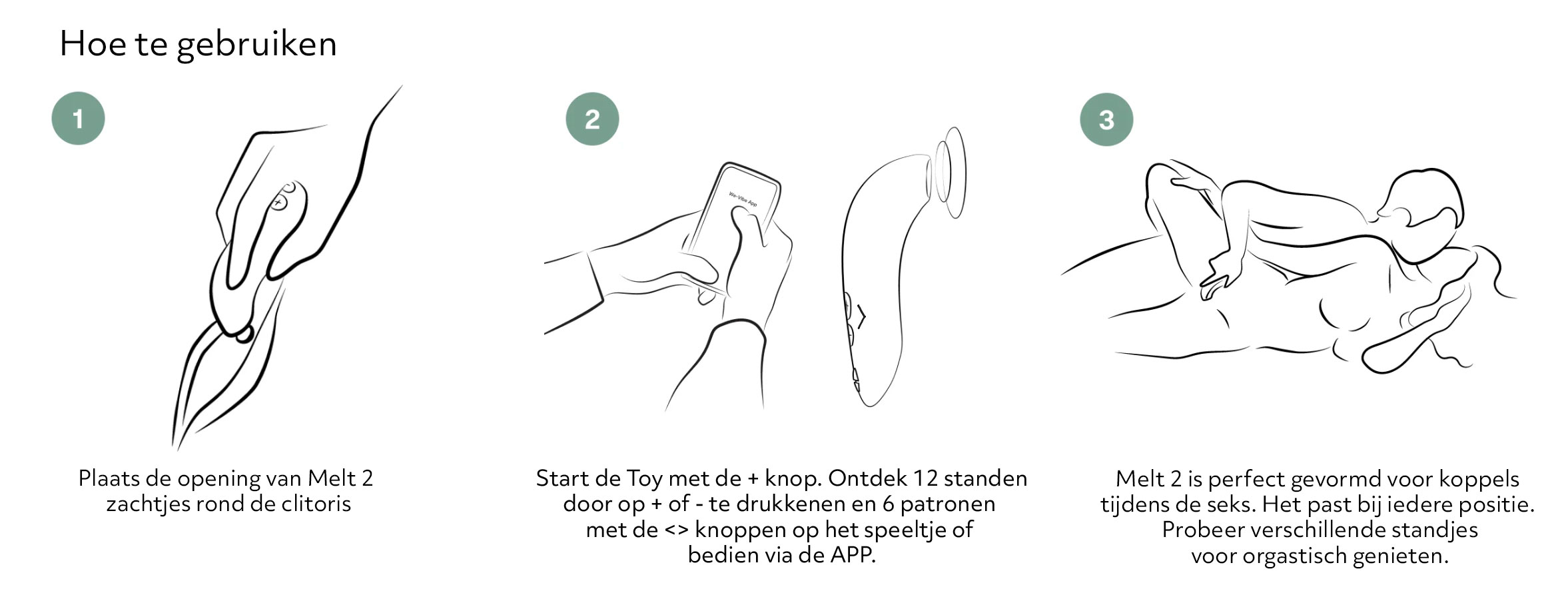 hoe gebruik je we-vibe melt 2