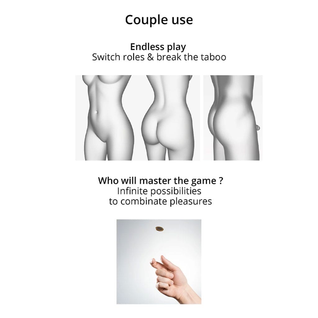 Strap-On-Me - Strapless Strap-On Vibrator met Luchtdruk - Roze koppel