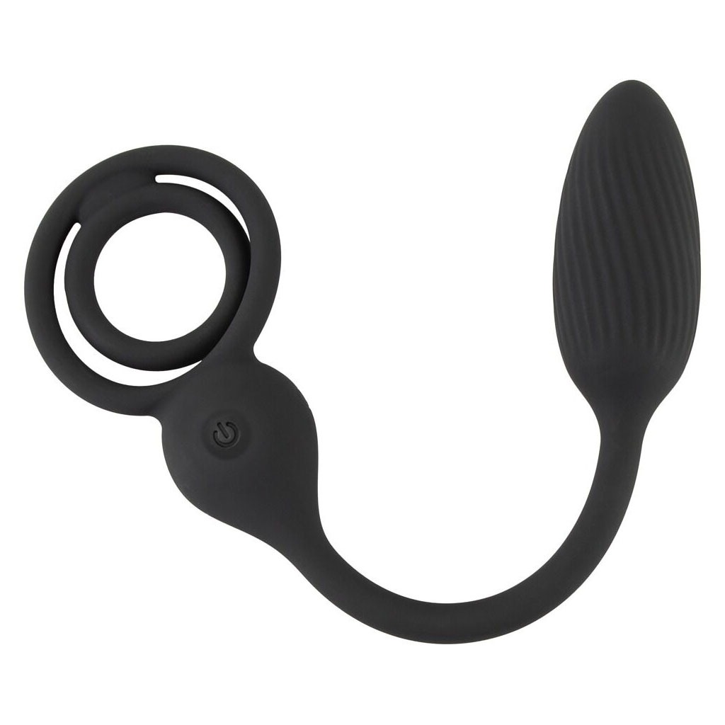 Rebel - Cock en Ballring met Afstandsbedienbare Buttplug kopen