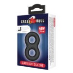 Crazy Bull - Dubbele Siliconen Cockring verpakking