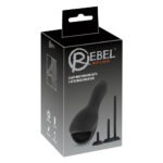 Rebel - Eikel Masturbator met 3 Opzetbare Dilators verpakking