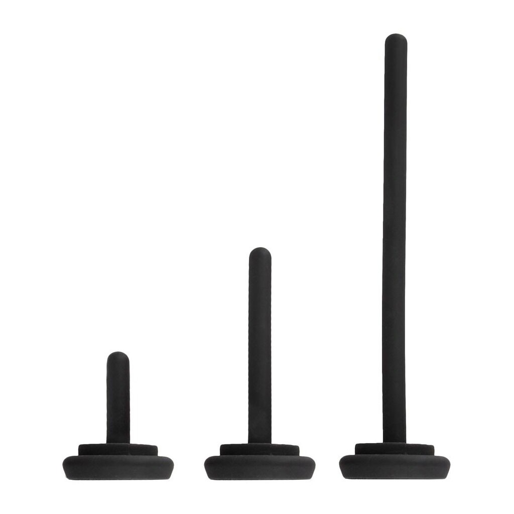 Rebel - Eikel Masturbator met 3 Opzetbare Dilators maten