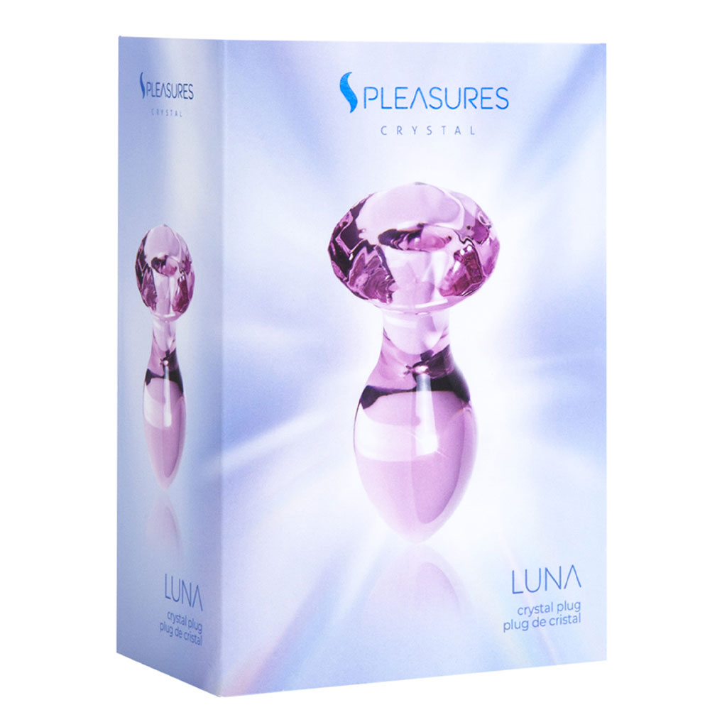 S Pleasures Crystal - Luna Glazen Buttplug kopen