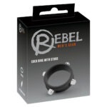 Rebel Men's Gear - Cockring met Studs verpakking