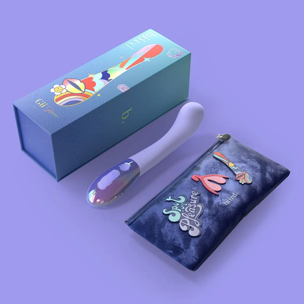 Biird Gii Glow G‑spot vibrator - Lila