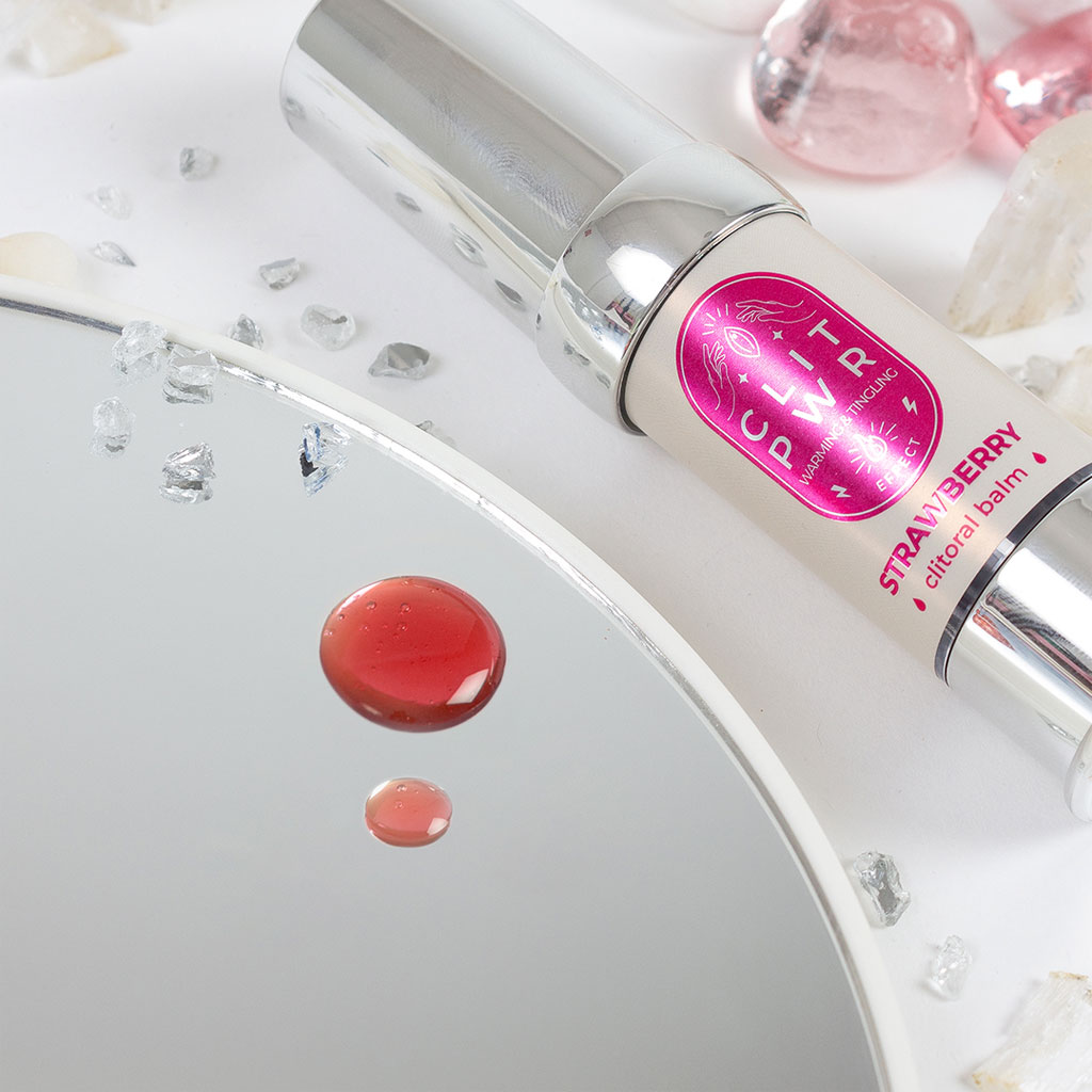 Secret Play - Clit Pwr Clitoris Balsem Aardbei - 15ml gebruik