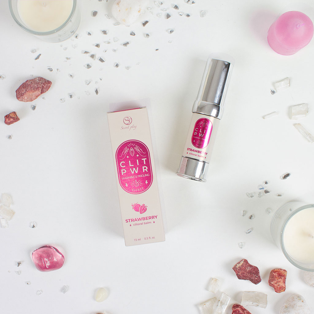Secret Play - Clit Pwr Clitoris Balsem Aardbei - 15ml geur