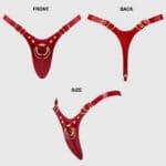 Strap-On-Me - Harnas Fabulous - One Size - Rood