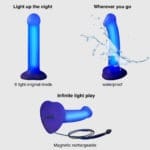 Strap-On-Me - Glow-LED Dildo