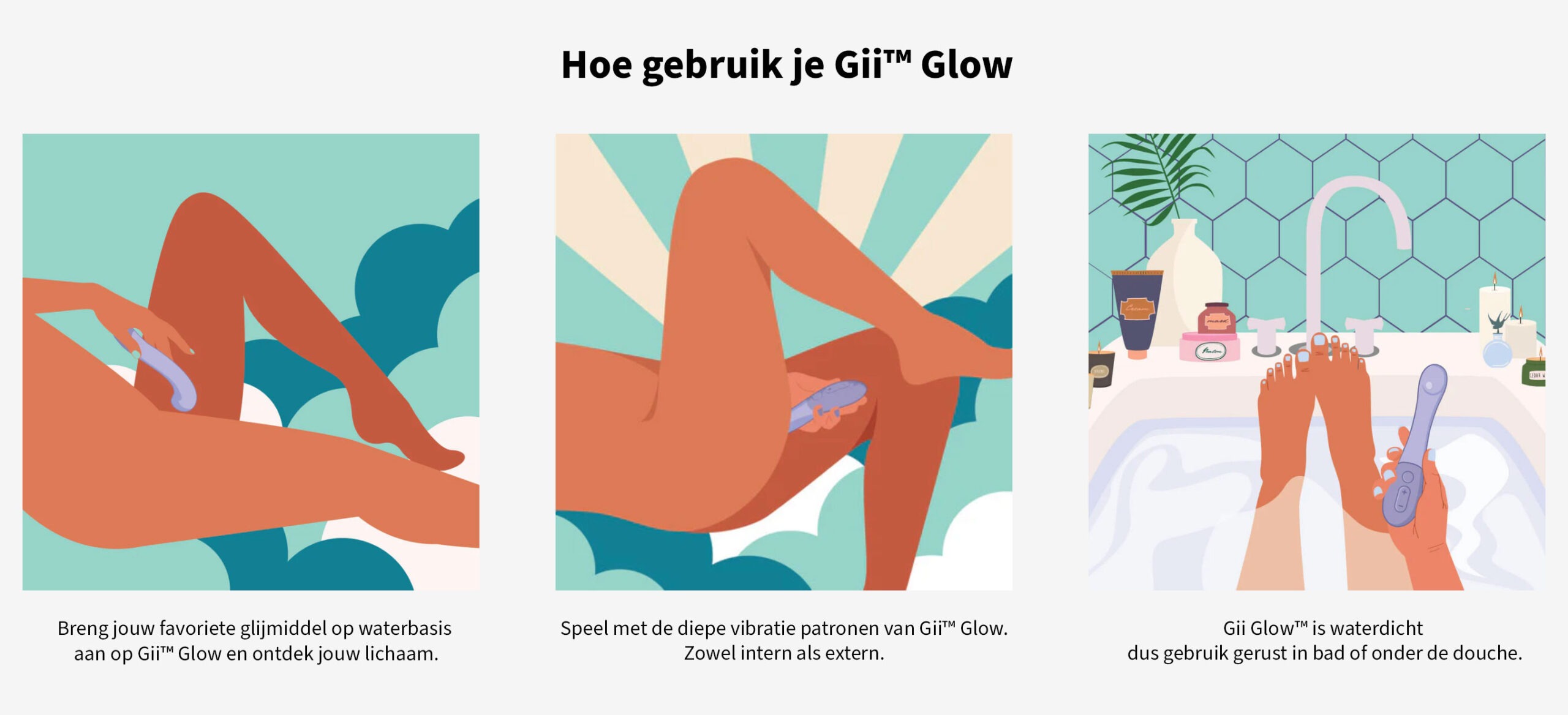Hoe gebruik je Biird Gii glow G-spot vibrator