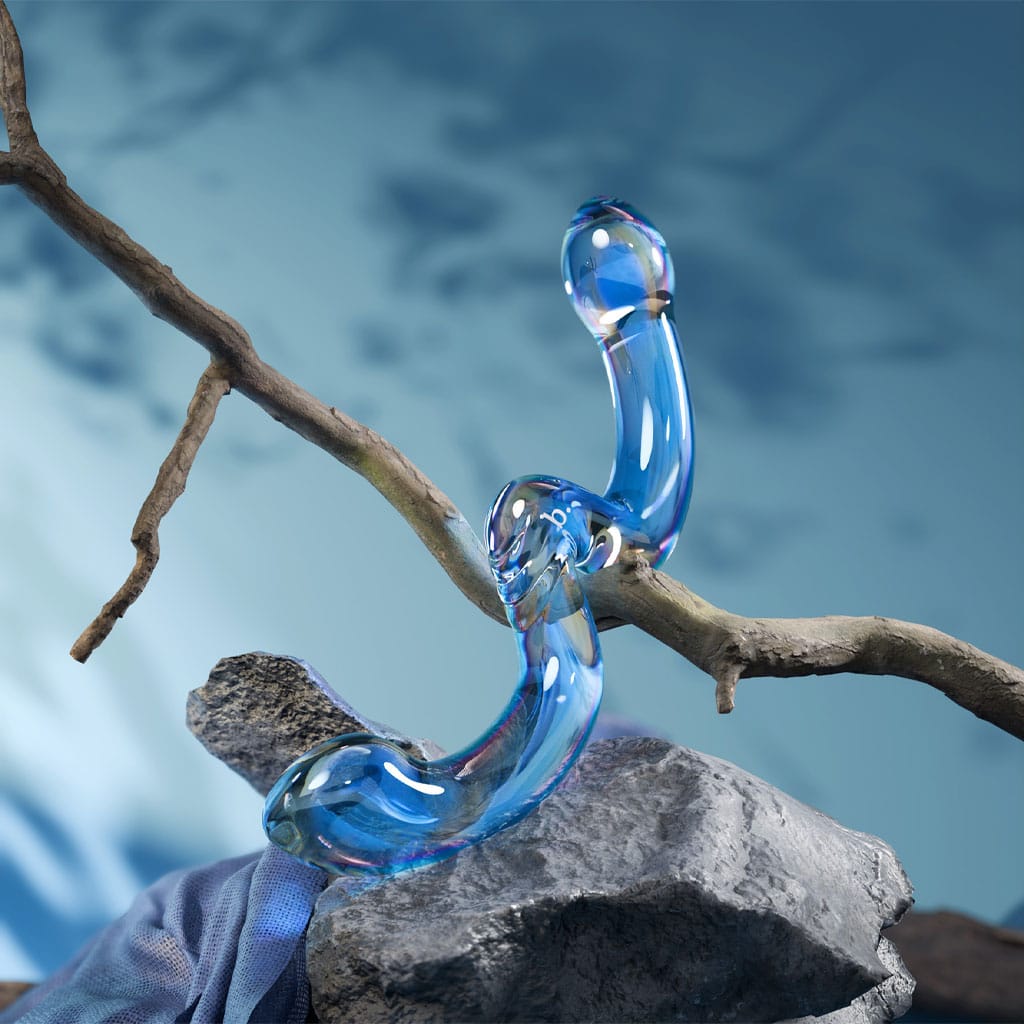 Biird Ohwii - Glazen Dubbel Dildo