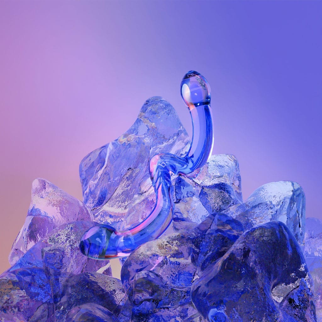 Biird Ohwii - Glazen Dubbel Dildo
