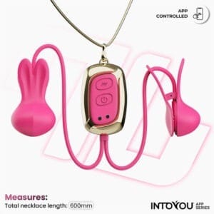 Intoyou Tickly - vibrerende tepelklemmen met App