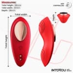 INTOYOU Panty Vibrator - Rood