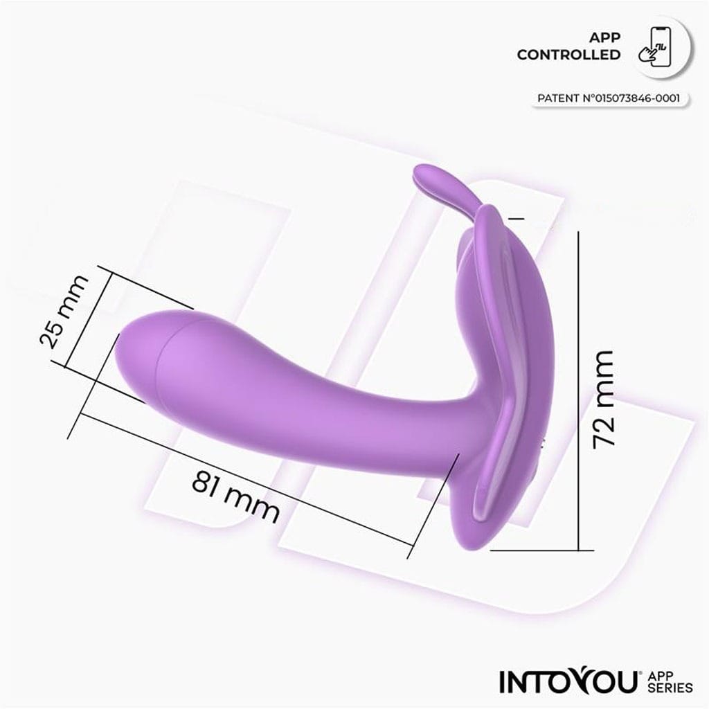 INTOYOU Wingy - Draagbare vlinder vibrator met App