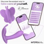 INTOYOU Wingy - Draagbare vlinder vibrator met App