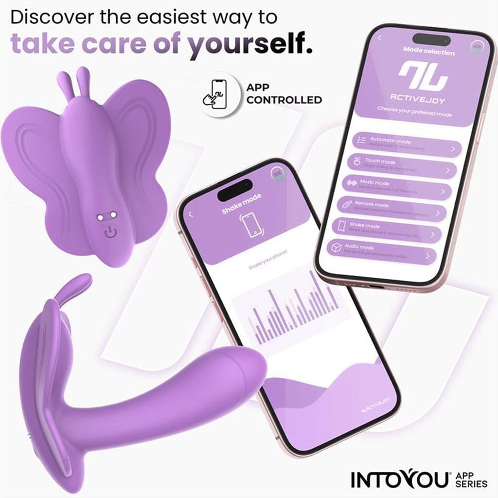 INTOYOU Wingy - Draagbare vlinder vibrator met App