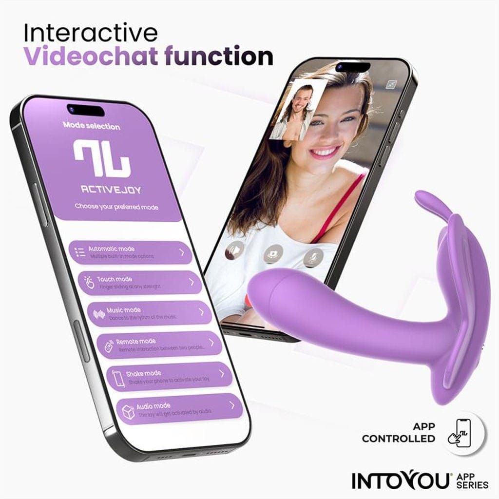 INTOYOU Wingy - Draagbare vlinder vibrator met App