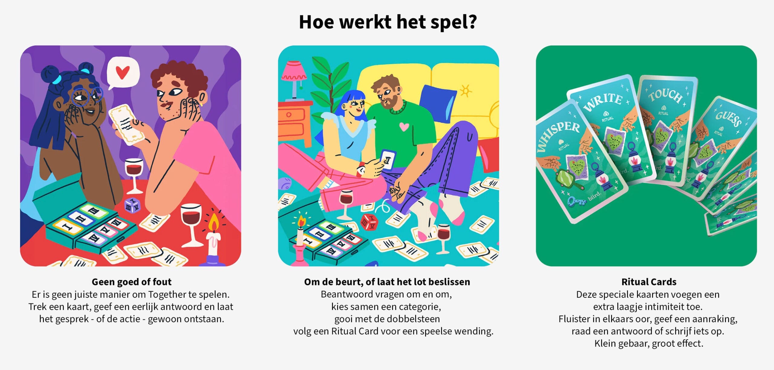 Biird together - spel hoe werkt het