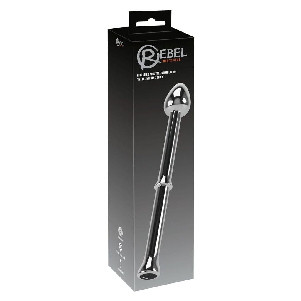 Rebel - Metal Milking Stick Prostaat Vibrator