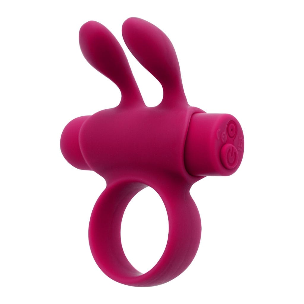 S Pleasures - Vibrerende Rabbit Cockring Roze