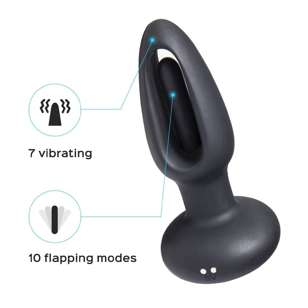 HoneyPlayBox - Snuggy Flapping Vibrerende Buttplug