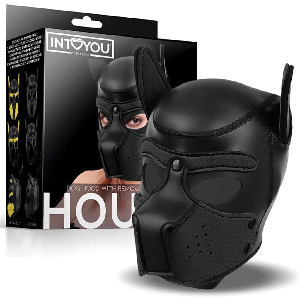 INTOYOU - Dog Mask Zwart
