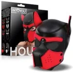INTOYOU – Dog Mask Rood/Zwart