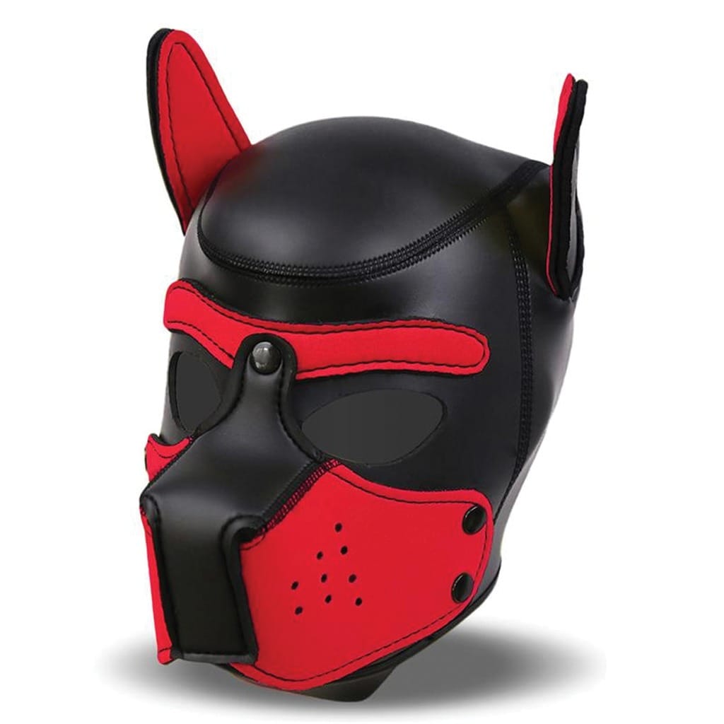 INTOYOU - Dog Mask Rood/Zwart