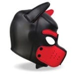 INTOYOU - Dog Mask Rood/Zwart