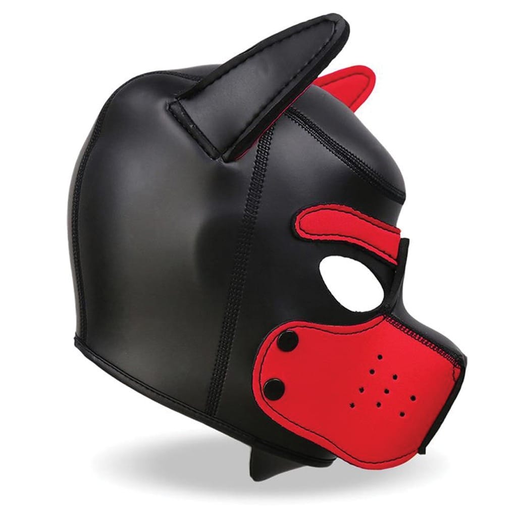 INTOYOU - Dog Mask Rood/Zwart