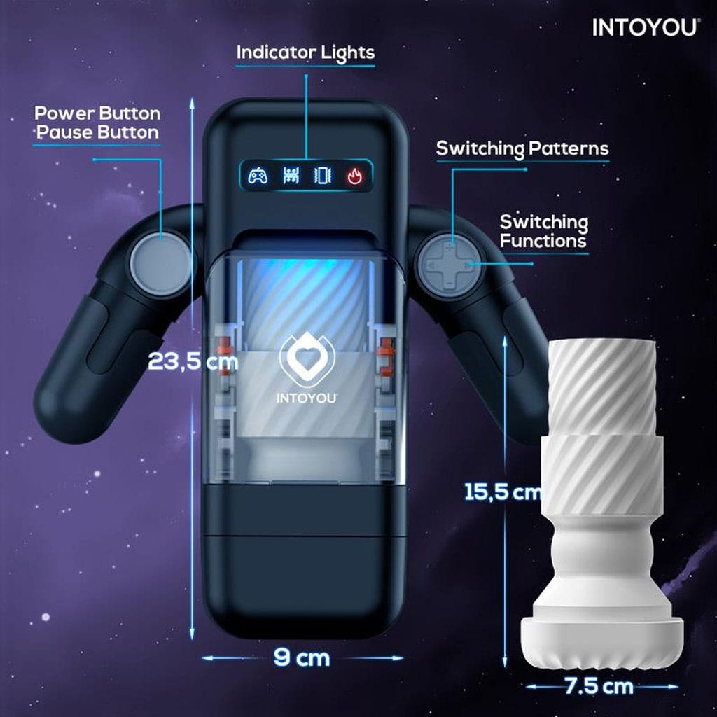 INTOYOU ELON - Slimme bewegende vibrerende Masturbator