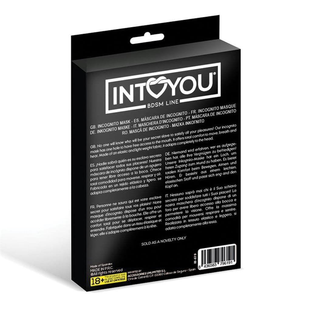 INTOYOU - Lilith Incognito Masker met Open Mond