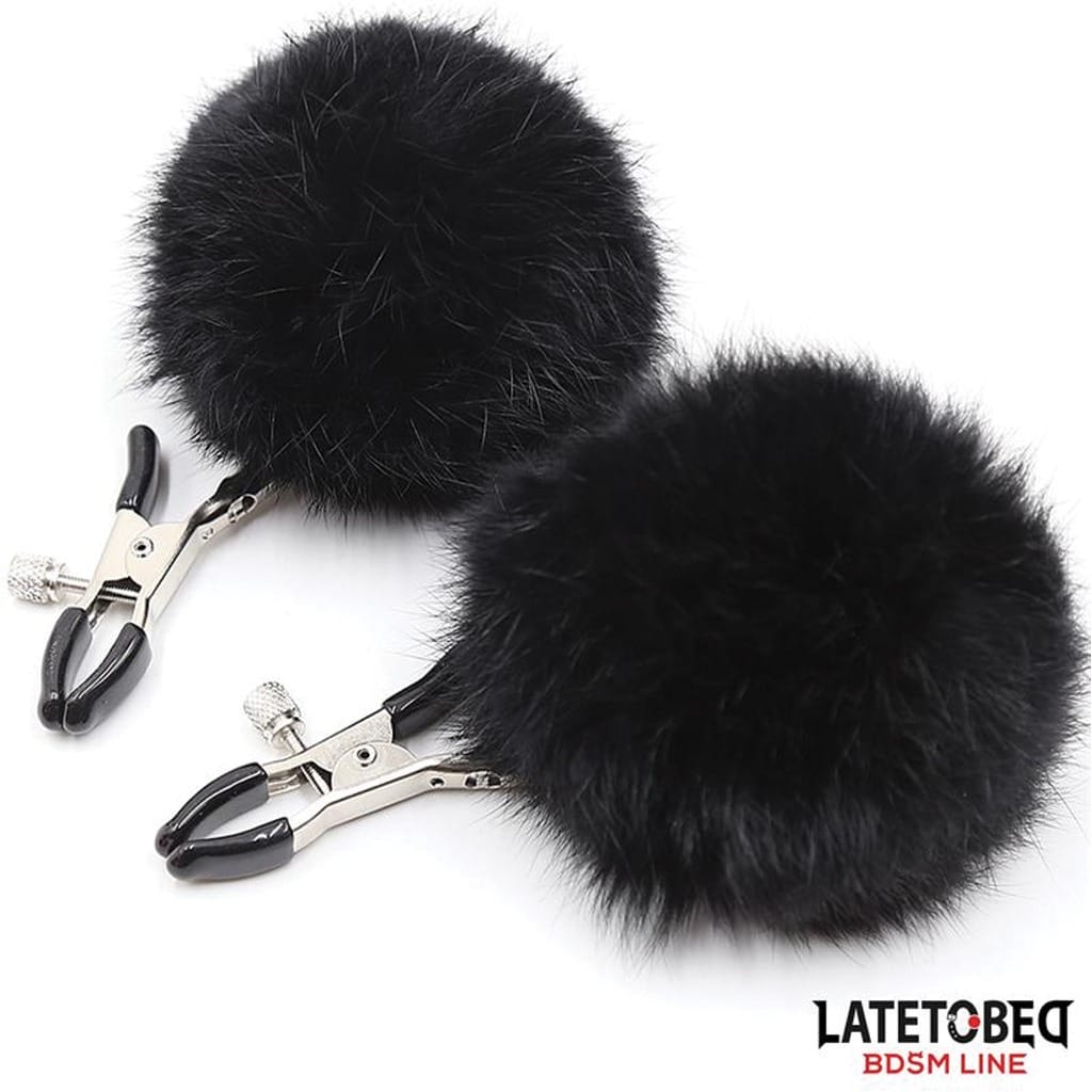 Latetobed - Puffy Tepelklemmen Zwart