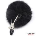Latetobed - Puffy Tepelklemmen Zwart