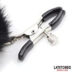 Latetobed - Puffy Tepelklemmen Zwart