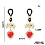 Latetobed – Tepelklemmen met Rood Hartje