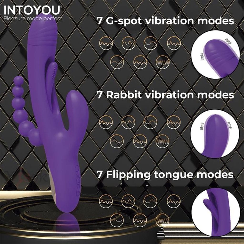 INTOYOU - Triya Flipping Tong Rabbit Vibrator met Anaalkralen